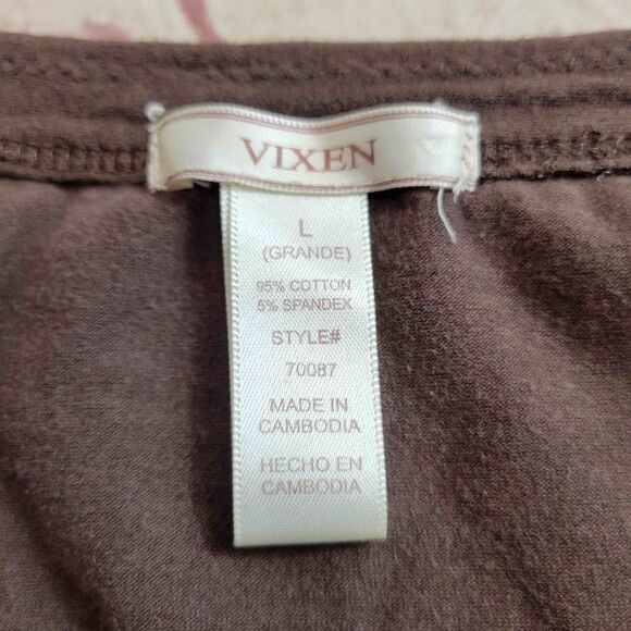 Vixen vneck shirt L jrs - Picture 3 of 3